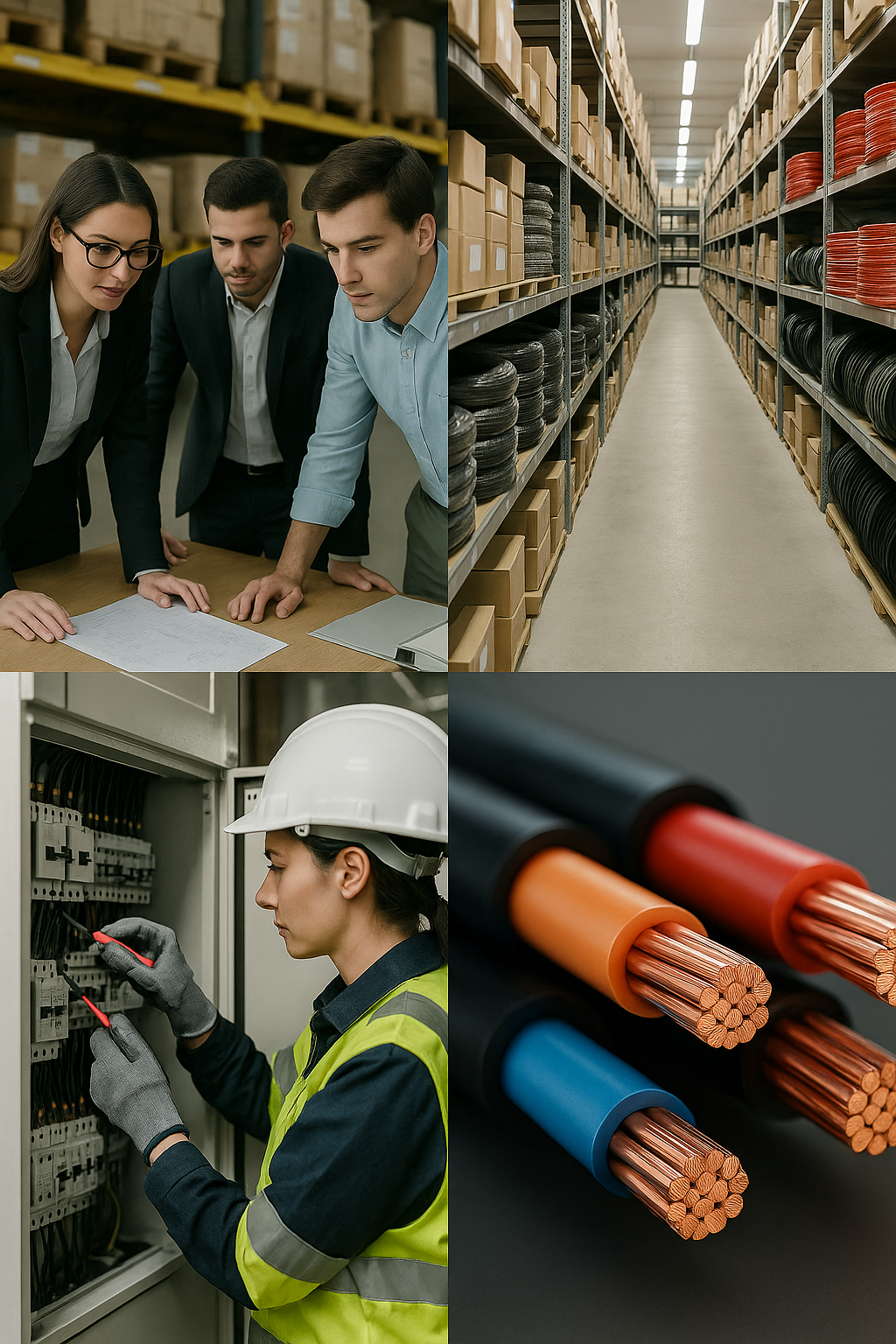 Infraestructura eléctrica moderna